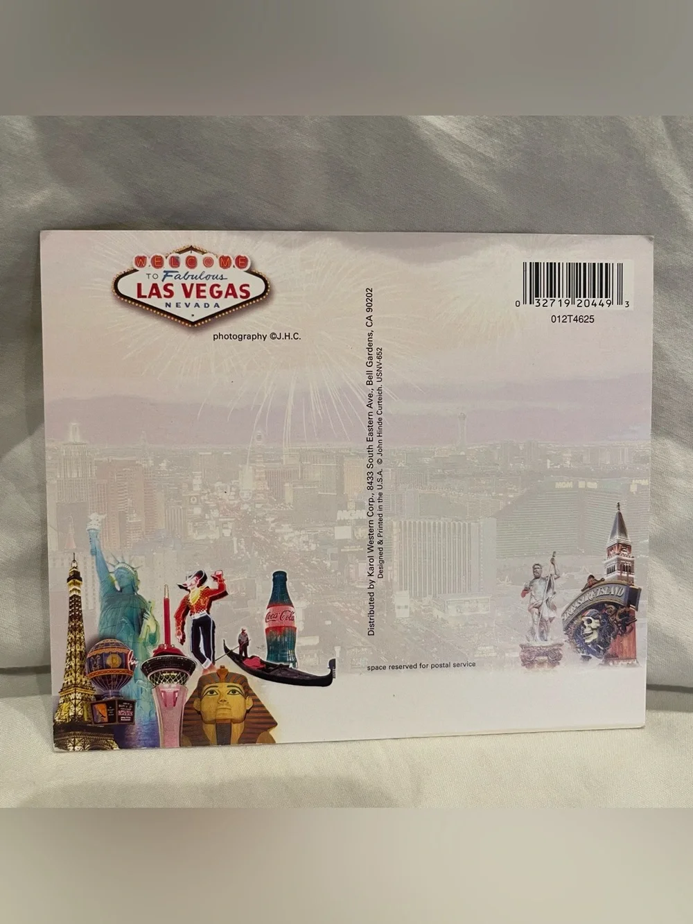 Postcard  Las Vegas Hotel Casino Treasure Island  Pirate Nevada Vintage